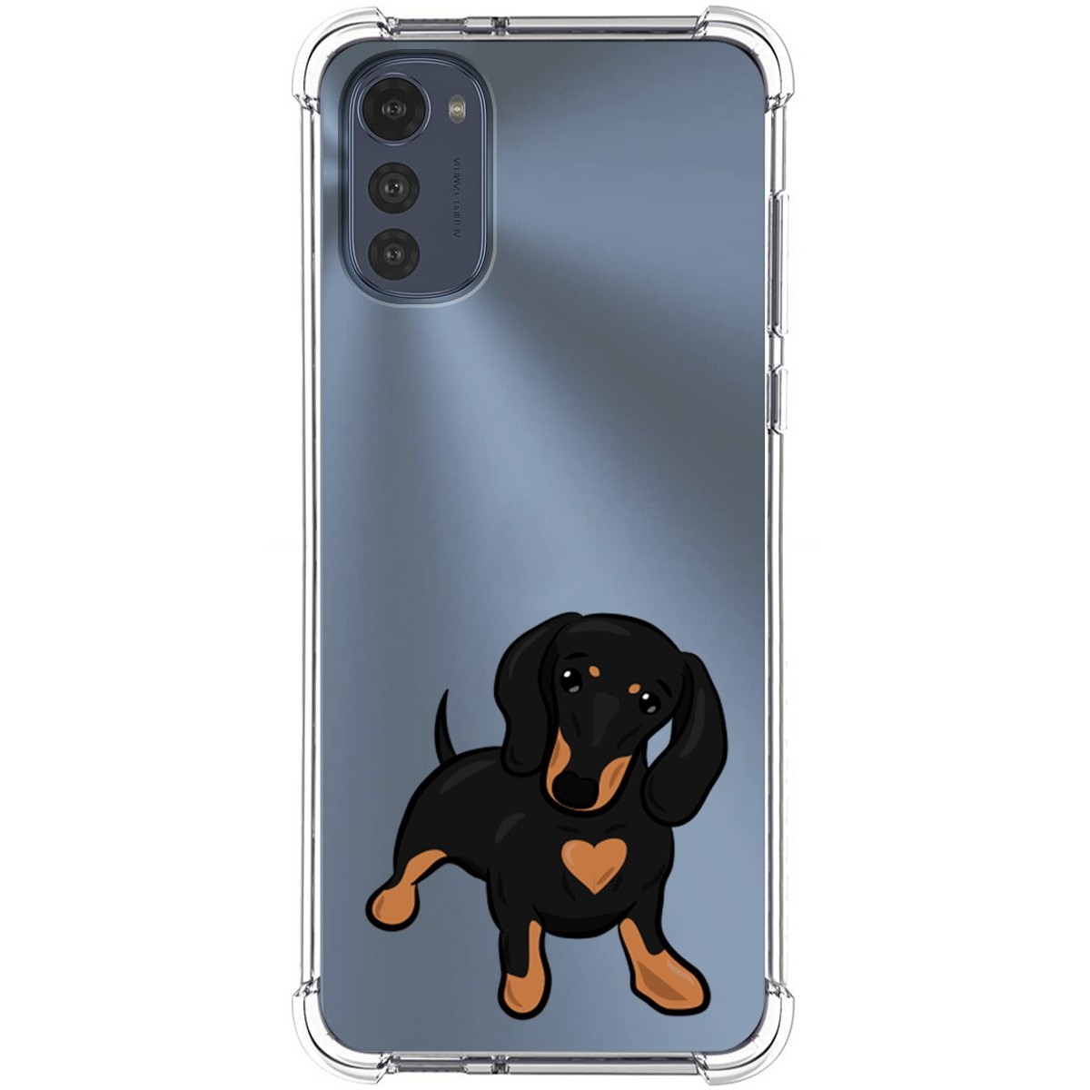 Funda Silicona Antigolpes para Motorola Moto E32 4G diseño Perros 04 Dibujos