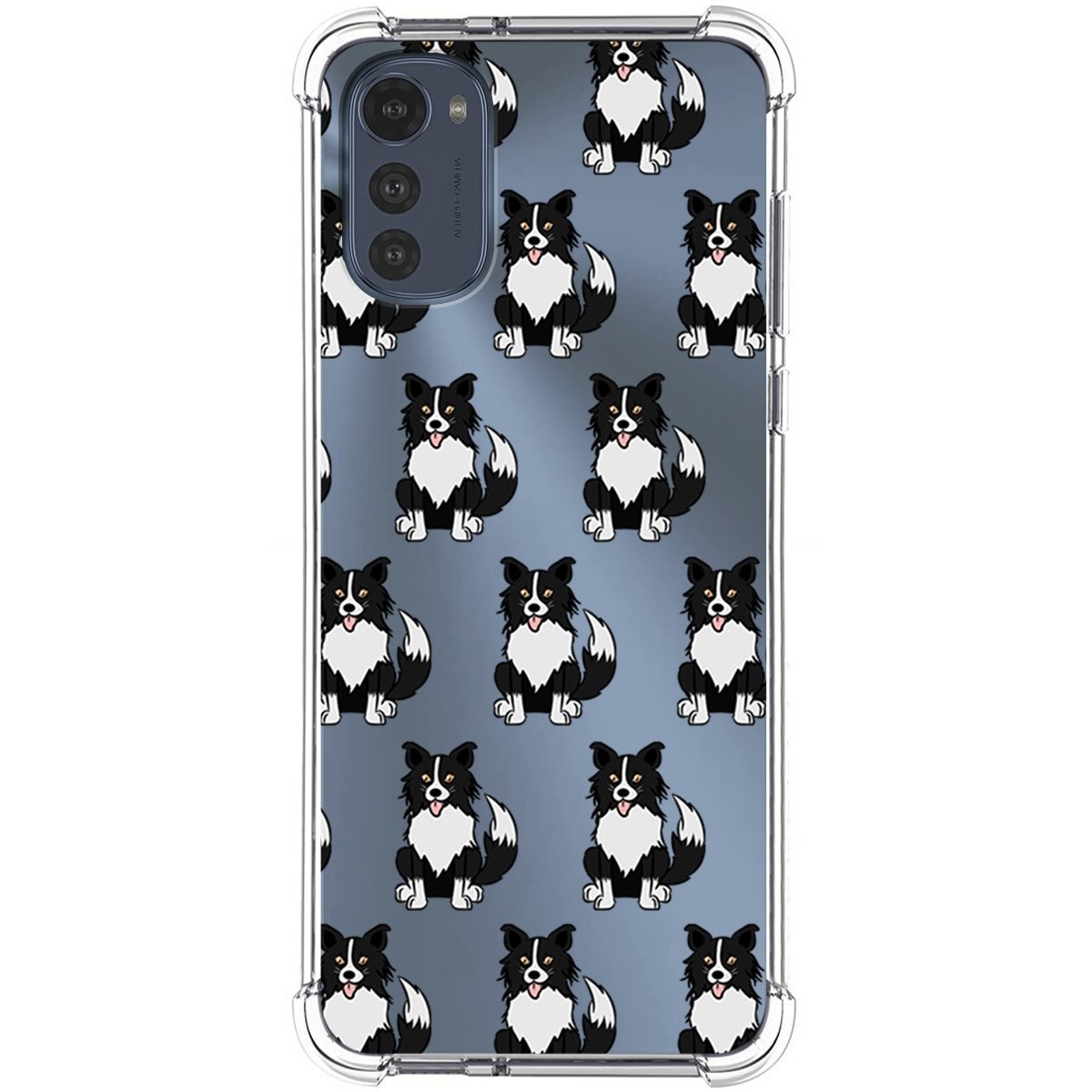 Funda Silicona Antigolpes para Motorola Moto E32 4G diseño Perros 07 Dibujos
