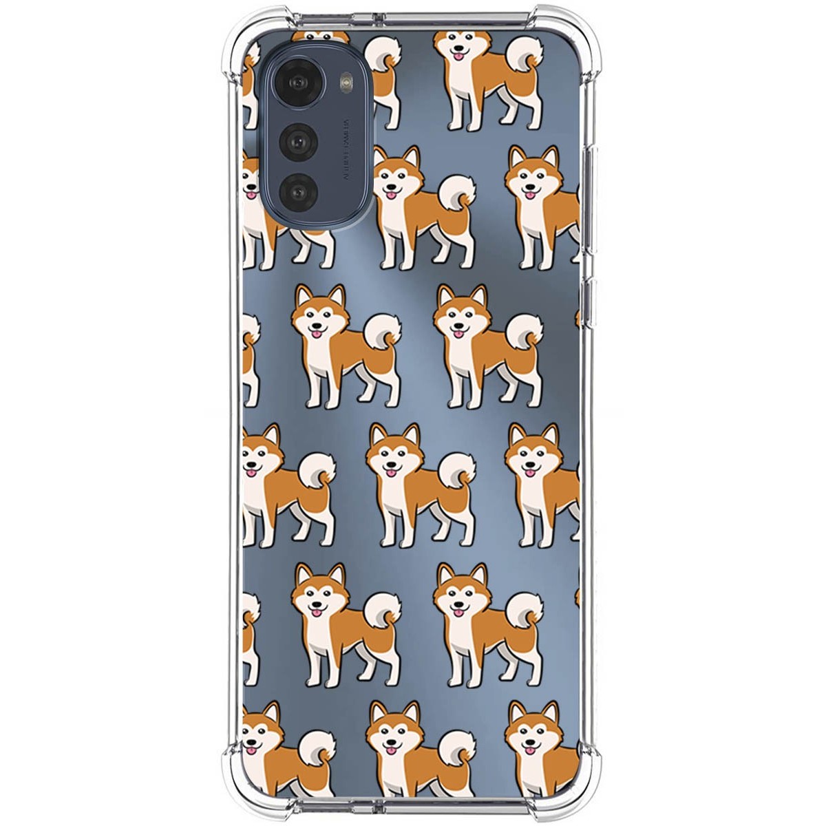 Funda Silicona Antigolpes para Motorola Moto E32 4G diseño Perros 08 Dibujos