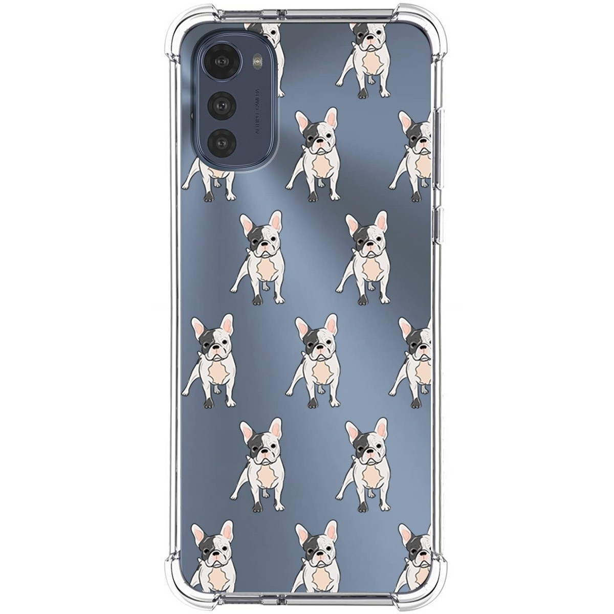Funda Silicona Antigolpes para Motorola Moto E32 4G diseño Perros 12 Dibujos