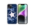 Funda Silicona compatible con iPhone 14 (6.1) diseño Camuflaje 03 Dibujos