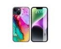 Funda Silicona compatible con iPhone 14 (6.1) diseño Mármol 15 Dibujos