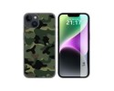 Funda Silicona compatible con iPhone 14 (6.1) diseño Camuflaje Dibujos