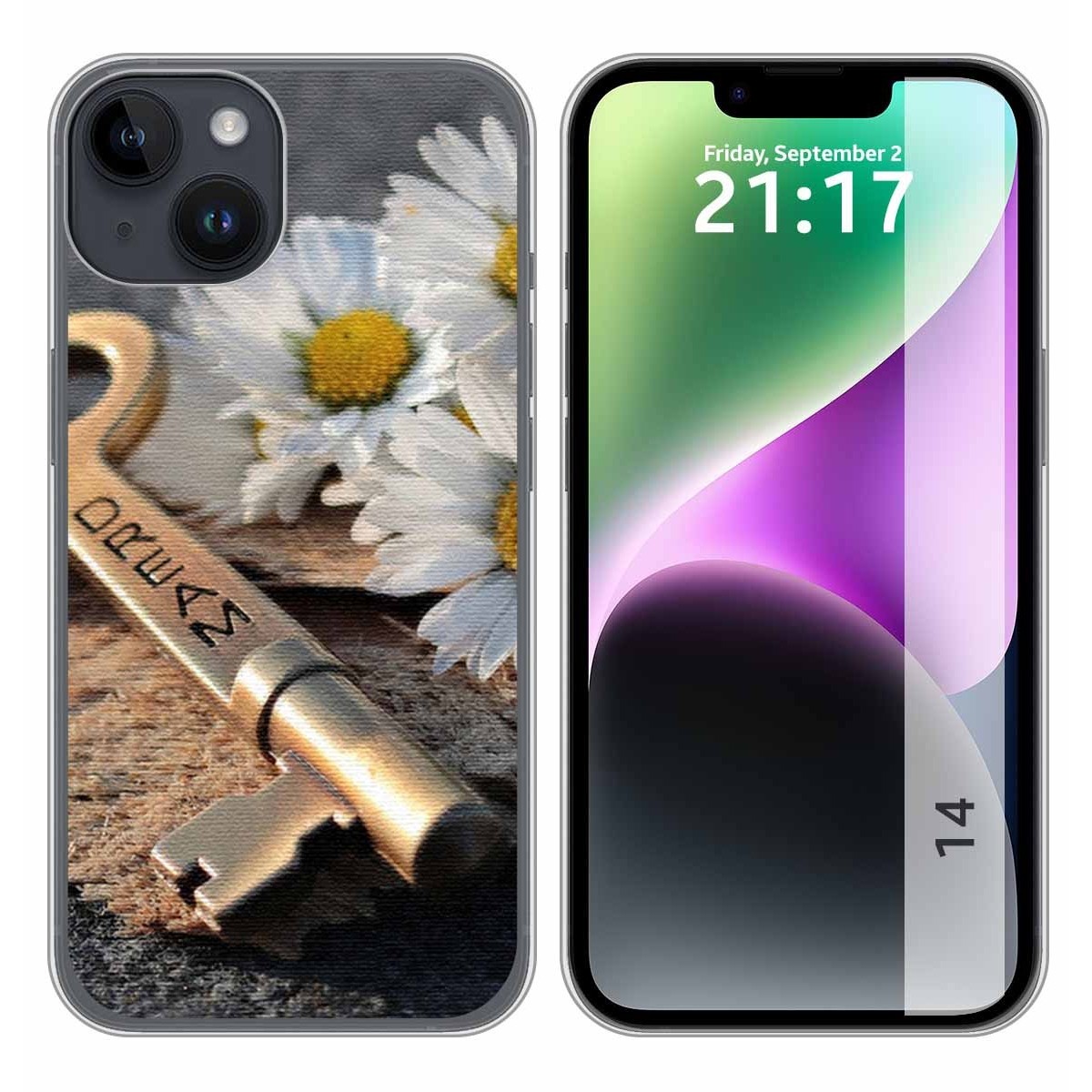 Funda Silicona compatible con iPhone 14 (6.1) diseño Dream Dibujos