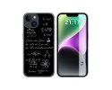 Funda Silicona compatible con iPhone 14 (6.1) diseño Formulas Dibujos
