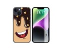 Funda Silicona compatible con iPhone 14 (6.1) diseño Helado Chocolate Dibujos