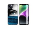 Funda Silicona compatible con iPhone 14 (6.1) diseño Ojo Dibujos