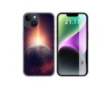Funda Silicona compatible con iPhone 14 (6.1) diseño Tierra Dibujos