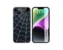 Funda Silicona Transparente compatible con iPhone 14 Plus (6.7) diseño Araña Dibujos