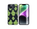 Funda Silicona Transparente compatible con iPhone 14 Plus (6.7) diseño Cactus Dibujos