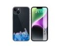 Funda Silicona Transparente compatible con iPhone 14 Plus (6.7) diseño Hipo Dibujos