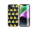 Funda Silicona Transparente compatible con iPhone 14 Plus (6.7) diseño Pato Dibujos