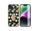 Funda Silicona Transparente compatible con iPhone 14 Plus (6.7) diseño Piña Dibujos