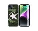 Funda Silicona compatible con iPhone 14 Plus (6.7) diseño Camuflaje 01 Dibujos
