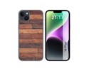 Funda Silicona compatible con iPhone 14 Plus (6.7) diseño Madera 03 Dibujos