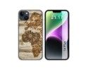 Funda Silicona compatible con iPhone 14 Plus (6.7) diseño Madera 07 Dibujos