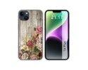 Funda Silicona compatible con iPhone 14 Plus (6.7) diseño Madera 08 Dibujos
