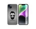 Funda Silicona compatible con iPhone 14 Plus (6.7) diseño Barba Dibujos