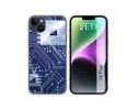 Funda Silicona compatible con iPhone 14 Plus (6.7) diseño Circuito Dibujos