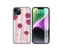 Funda Silicona compatible con iPhone 14 Plus (6.7) diseño Flores Vintage Dibujos