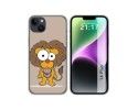 Funda Silicona compatible con iPhone 14 Plus (6.7) diseño Leon Dibujos
