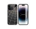 Funda Silicona Transparente compatible con iPhone 14 Pro (6.1) diseño Araña Dibujos