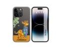 Funda Silicona Transparente compatible con iPhone 14 Pro (6.1) diseño Jirafa Dibujos