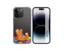 Funda Silicona Transparente compatible con iPhone 14 Pro (6.1) diseño Leopardo Dibujos