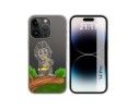 Funda Silicona Transparente compatible con iPhone 14 Pro (6.1) diseño Mono Dibujos