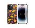 Funda Silicona Transparente compatible con iPhone 14 Pro (6.1) diseño Otoño Dibujos