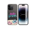 Funda Silicona Transparente compatible con iPhone 14 Pro (6.1) diseño Summer Dibujos