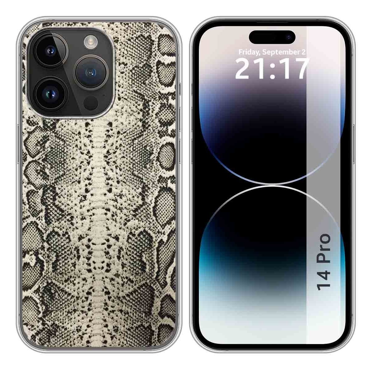 Funda Silicona compatible con iPhone 14 Pro (6.1) diseño Animal 01 Dibujos