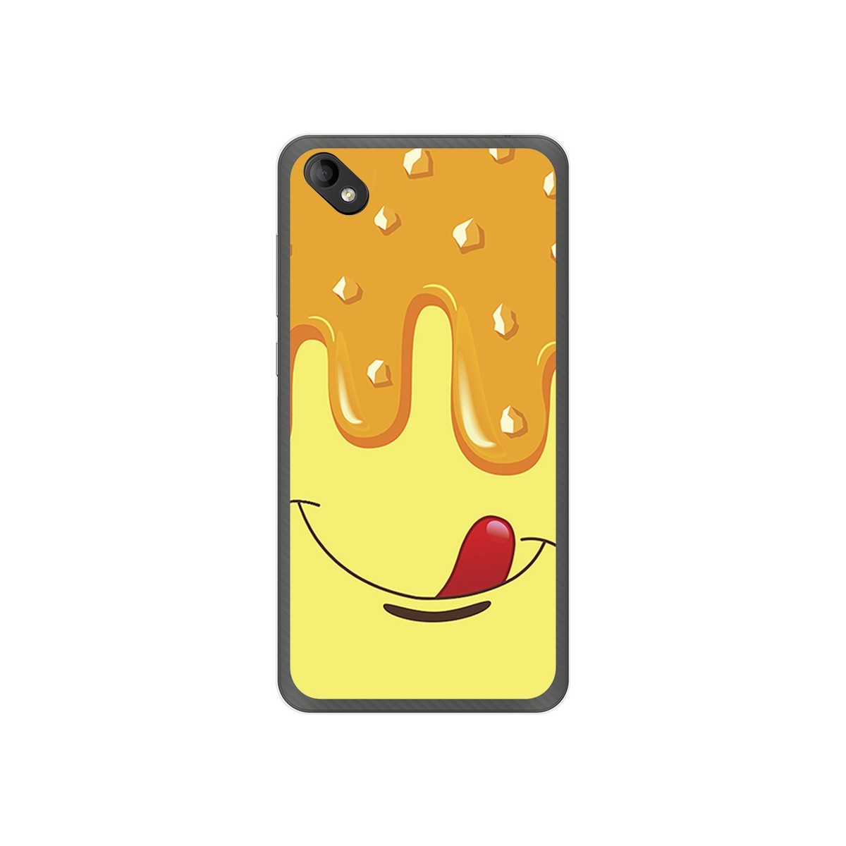 Funda Gel Tpu para Wiko Sunny 2 Plus Diseño Helado Vainilla Dibujos