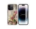Funda Silicona compatible con iPhone 14 Pro (6.1) diseño Madera 08 Dibujos