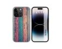 Funda Silicona compatible con iPhone 14 Pro (6.1) diseño Madera 10 Dibujos