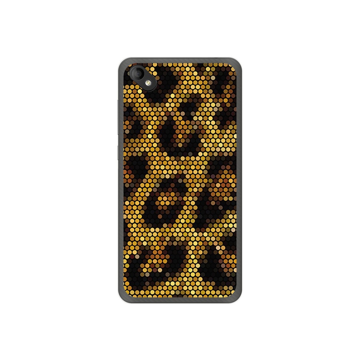 Funda Gel Tpu para Wiko Sunny 2 Plus Diseño Leopardo Dibujos
