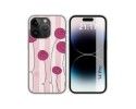 Funda Silicona compatible con iPhone 14 Pro (6.1) diseño Flores Vintage Dibujos