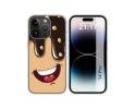 Funda Silicona compatible con iPhone 14 Pro (6.1) diseño Helado Chocolate Dibujos