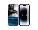 Funda Silicona compatible con iPhone 14 Pro (6.1) diseño Ojo Dibujos