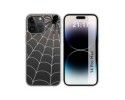 Funda Silicona Transparente compatible con iPhone 14 Pro Max (6.7) diseño Araña Dibujos