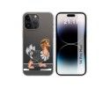 Funda Silicona Transparente compatible con iPhone 14 Pro Max (6.7) diseño Avestruz Dibujos