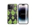 Funda Silicona Transparente compatible con iPhone 14 Pro Max (6.7) diseño Cactus Dibujos