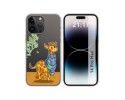 Funda Silicona Transparente compatible con iPhone 14 Pro Max (6.7) diseño Jirafa Dibujos