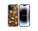 Funda Silicona Transparente compatible con iPhone 14 Pro Max (6.7) diseño Otoño Dibujos
