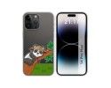 Funda Silicona Transparente compatible con iPhone 14 Pro Max (6.7) diseño Panda Dibujos