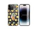 Funda Silicona Transparente compatible con iPhone 14 Pro Max (6.7) diseño Piña Dibujos