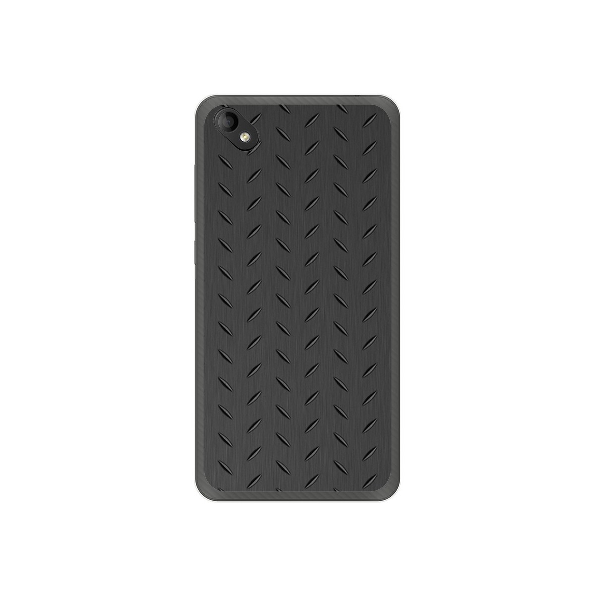 Funda Gel Tpu para Wiko Sunny 2 Plus Diseño Metal Dibujos