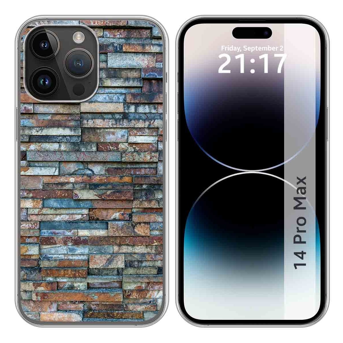 Funda Silicona compatible con iPhone 14 Pro Max (6.7) diseño Ladrillo 05 Dibujos