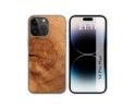 Funda Silicona compatible con iPhone 14 Pro Max (6.7) diseño Madera 04 Dibujos