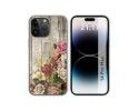 Funda Silicona compatible con iPhone 14 Pro Max (6.7) diseño Madera 08 Dibujos
